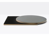 Столешница круглая PEDRALI Linoleum фанера, линолеум серый Фото 6
