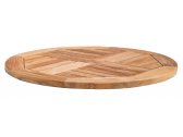 Столешница деревянная круглая PEDRALI Teak тик натуральный Фото 1