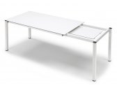 Стол ламинированный раздвижной Scab Design Pranzo Extendable сталь, компакт-ламинат HPL белый Фото 3