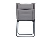 Кресло-шезлонг металлическое складное Gaber Coraline металл, акрил, пенополиуретан серый, синевато-серый Фото 10