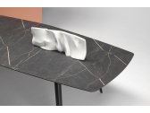 Стол ламинированный Scab Design Squid алюминий, металл, компакт-ламинат HPL черный, черный мрамор Сахара Фото 5