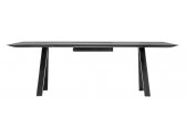 Стол с каналом для протяжки проводов PEDRALI Arki-Table CCO Fenix сталь, алюминий, компакт-ламинат HPL черный Фото 1