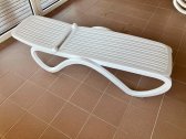 Шезлонг-лежак пластиковый Nardi Tropico полипропилен белый Фото 15