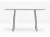 Стол барный ламинированный PEDRALI Arki-Table Compact сталь, алюминий, компакт-ламинат HPL бежевый, серый Фото 4