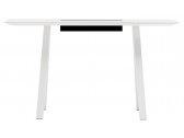 Стол барный с каналом для протяжки проводов PEDRALI Arki-Table CC Compact сталь, алюминий, компакт-ламинат HPL белый Фото 1