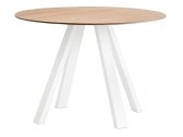 Стол обеденный PEDRALI Arki-Table сталь, компакт-ламинат HPL белый, 4543 Фото 1