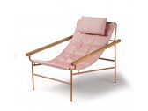 Кресло лаунж металлическое Scab Design Dress Code Glam Outdoor сталь, ироко, ткань sunbrella терракотовый, розовый Фото 7