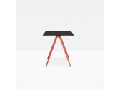 Стол ламинированный PEDRALI Arki-Desk Compact сталь, компакт-ламинат HPL оранжевый, черный Фото 7
