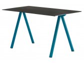 Стол ламинированный PEDRALI Arki-Desk Compact сталь, компакт-ламинат HPL синий, черный Фото 1
