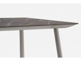 Стол ламинированный PEDRALI Babila Outdoor сталь, алюминий, компакт-ламинат HPL бежевый, бежевый мрамор Фото 4