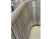 Кресло деревянное плетеное Tagliamento Flores акация, алюминий, роуп, полиэстер натуральный Фото 18
