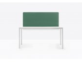 Стол со звукопоглощающей панелью PEDRALI Kuadro Desk сталь, ЛДСП, ткань белый, зеленый Фото 5