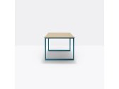 Стол ламинированный PEDRALI Toa Desk алюминий, компакт-ламинат HPL синий, 4529 Фото 5