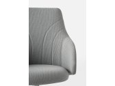 Кресло вращающееся с обивкой Kastel Kontea Waiting алюминий, искусственная кожа Фото 3