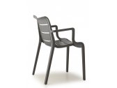 Кресло пластиковое SCAB GIARDINO Sunset технополимер, стекловолокно антрацит Фото 3