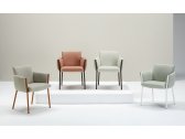 Кресло металлическое c подушками Scab Design Brezza сталь, полипропилен терракотовый, Фото 21