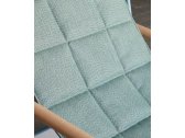 Кресло лаунж металлическое с подушкой Scab Design Dress Code Glam Indoor сталь, дуб, ткань sunbrella голубой Фото 5