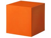 Пуф пластиковый SLIDE Cubo 40 Standard полиэтилен тыквенный оранжевый Фото 1