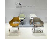 Кресло пластиковое PAPATYA Opal Wox Pro Beech бук, стеклопластик натуральный, белый Фото 5
