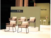 Кресло плетеное с подушками PAPATYA Riva-K Lounge алюминий, роуп, Sunbrella антрацит, тортора Фото 6
