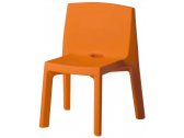 Стул пластиковый SLIDE Q4 Standard полиэтилен тыквенный оранжевый Фото 1