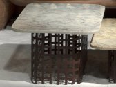 Столик кофейный SLIDE Mara Masai Lacquered металл, полистирол коричневый, бежевый Фото 1