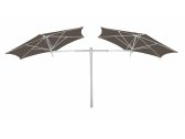 Зонт профессиональный двухкупольный Umbrosa Duo Paraflex алюминий, ткань solidum Фото 6
