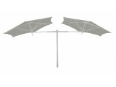 Зонт профессиональный двухкупольный Umbrosa Duo Paraflex алюминий, ткань solidum Фото 5