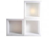 Куб открытый пластиковый светящийся SLIDE Open Cube 45 Lighting полиэтилен белый Фото 5