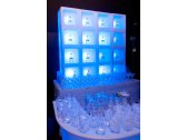 Куб открытый пластиковый светящийся SLIDE Open Cube 75 Lighting полиэтилен белый Фото 11