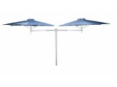 Зонт профессиональный двухкупольный Umbrosa Duo Paraflex алюминий, ткань solidum Фото 47