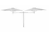 Зонт профессиональный двухкупольный Umbrosa Duo Paraflex алюминий, ткань solidum Фото 48