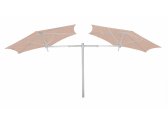 Зонт профессиональный двухкупольный Umbrosa Duo Paraflex алюминий, ткань solidum Фото 17