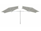 Зонт профессиональный двухкупольный Umbrosa Duo Paraflex алюминий, ткань solidum Фото 20