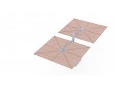 Зонт профессиональный двухкупольный Umbrosa Duo Spectra алюминий, ткань solidum Фото 47