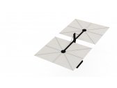 Зонт профессиональный двухкупольный Umbrosa Duo Spectra алюминий, ткань solidum Фото 56