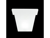 Кашпо пластиковое светящееся SLIDE Il Vaso Lighting полиэтилен белый Фото 5