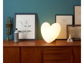 Светильник пластиковый настольный Сердце SLIDE Love Lighting полиэтилен, металл белый Фото 4