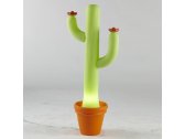Светильник пластиковый напольный SLIDE Cactus Lighting полиэтилен зеленый, тыквенный оранжевый Фото 8