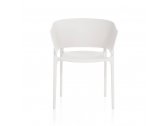 Кресло пластиковое Vondom Africa Basic полипропилен, стекловолокно белый Фото 8