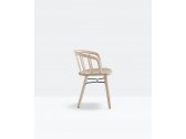 Кресло деревянное PEDRALI Nym сталь, ясень Фото 4