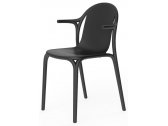 Кресло пластиковое Vondom Brooklyn Revolution переработанный полипропилен темно-серый Manta Фото 4