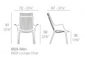 Кресло пластиковое Vondom Ibiza Revolution переработанный полипропилен белый Milos Фото 2