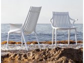 Кресло пластиковое Vondom Ibiza Revolution переработанный полипропилен белый Milos Фото 8