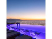 Лежак пластиковый Vondom Ibiza Revolution переработанный полипропилен белый Milos Фото 19