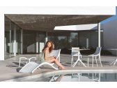 Столик пластиковый для лежака Vondom Ibiza Revolution переработанный полипропилен белый Milos Фото 7