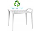 Столик пластиковый для лежака Vondom Ibiza Revolution переработанный полипропилен белый Milos Фото 1