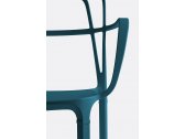Кресло пластиковое PEDRALI Intrigo алюминий синий Фото 5