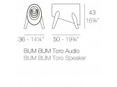 Колонка Bluetooth пластиковая Vondom Bum Bum Basic полиэтилен Фото 2