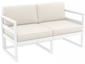 Комплект пластиковой мебели Siesta Contract Mykonos стеклопластик, полиэстер белый, бежевый Фото 7
